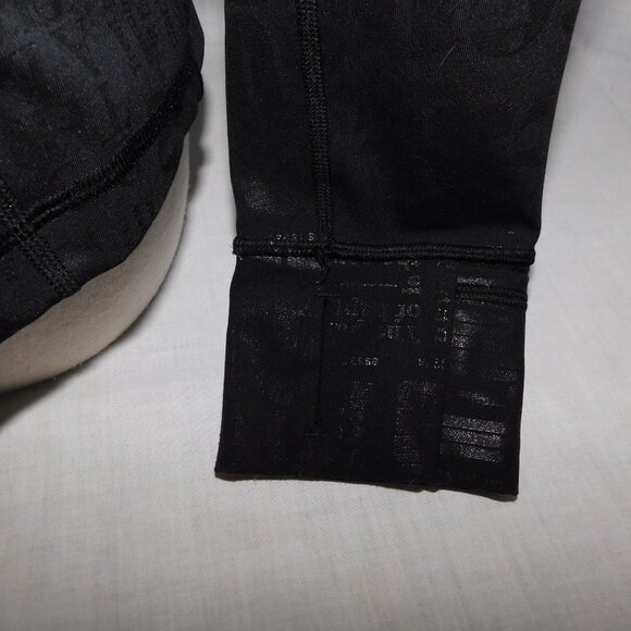 Lululemon Womens 10 Define Jacket Manifesto 20YR Spark Foil Shine Black Ltd Ed - Picture 6 of 14